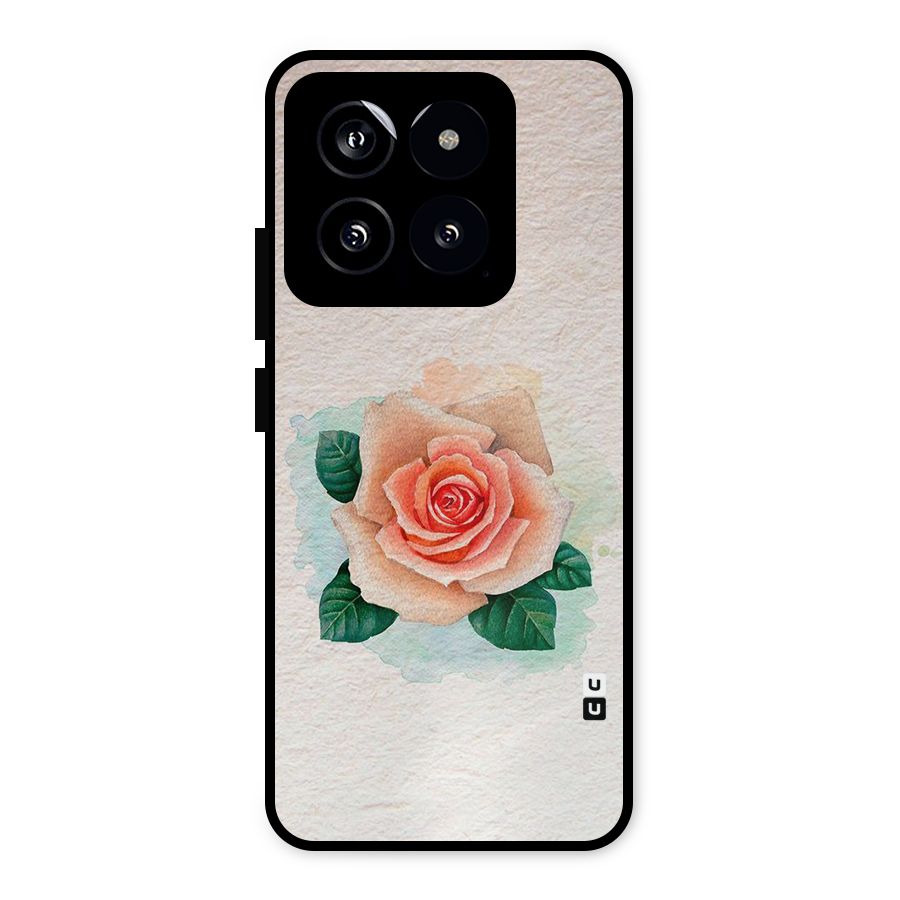 Flower Water Art Metal Back Case for Xiaomi 14