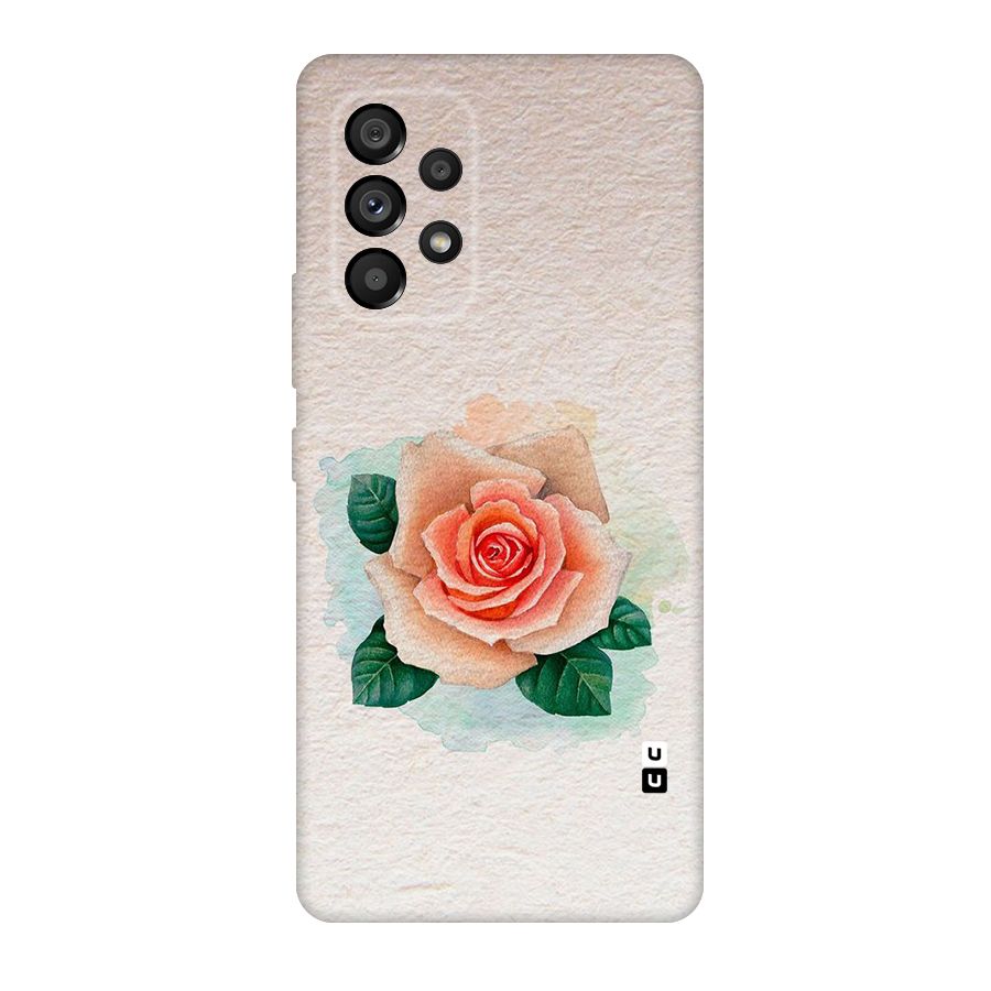 Flower Water Art Original Polycarbonate Back Case for Galaxy A53 5G