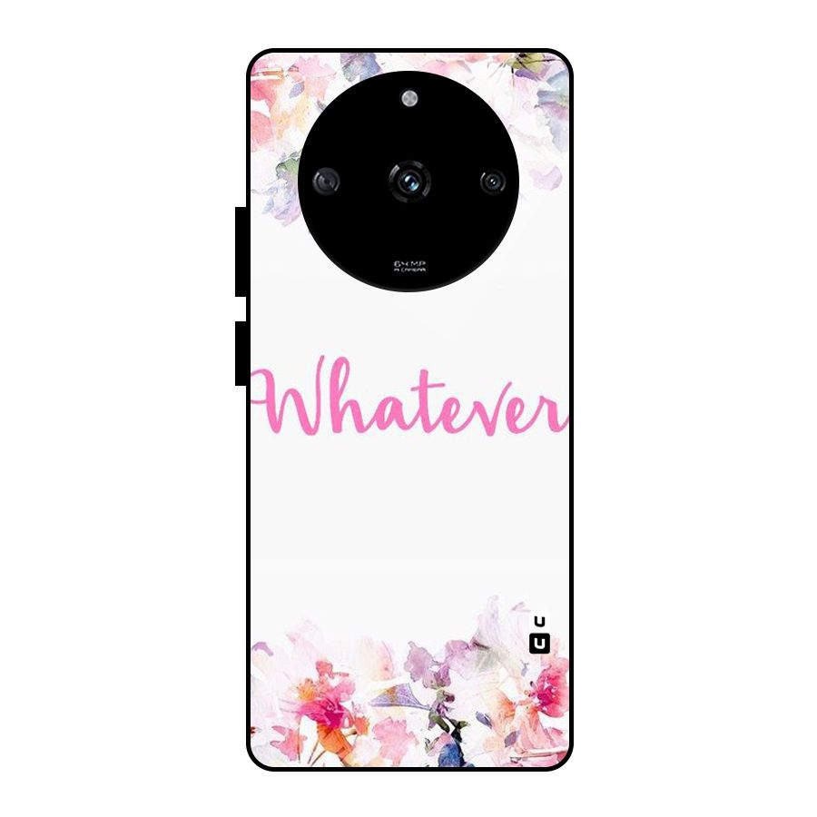 Flower Whatever Glass Back Case for Realme Narzo 60 5G
