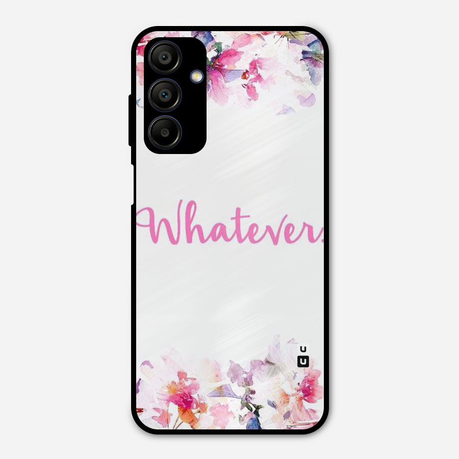 Flower Whatever Metal Back Case for Galaxy A15 5G