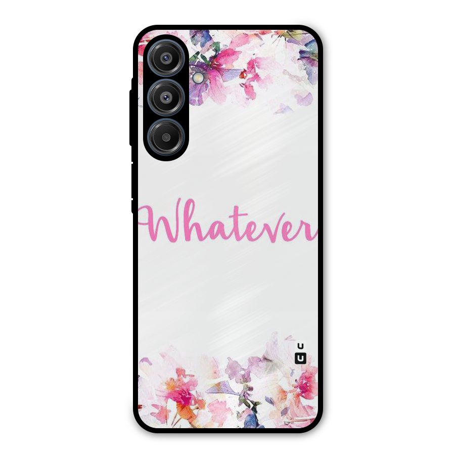 Flower Whatever Metal Back Case for Galaxy A16 5G
