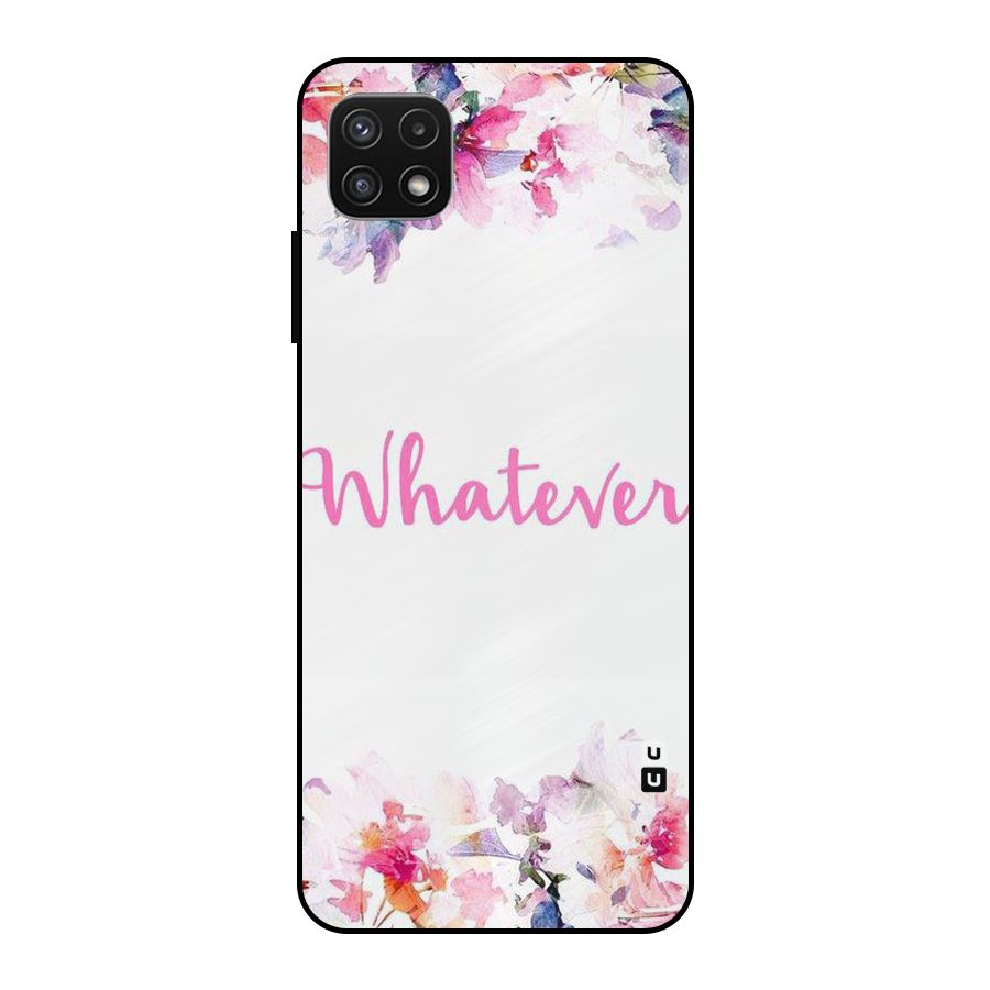 Flower Whatever Metal Back Case for Galaxy A22 5G
