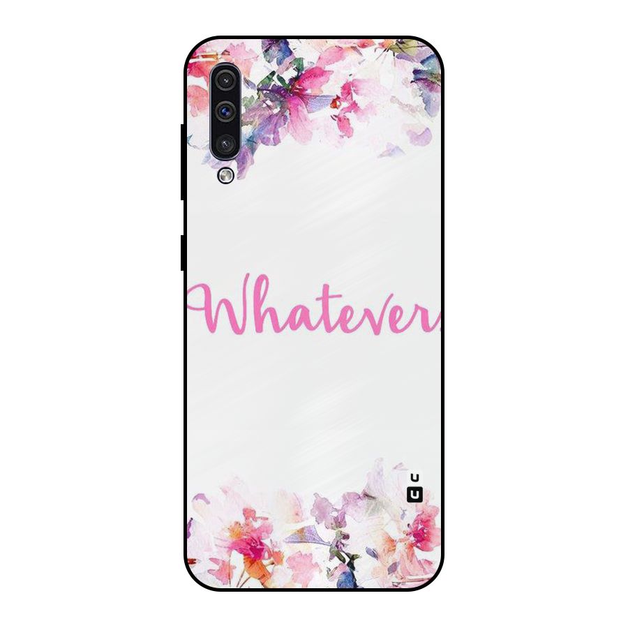 Flower Whatever Metal Back Case for Galaxy A50s