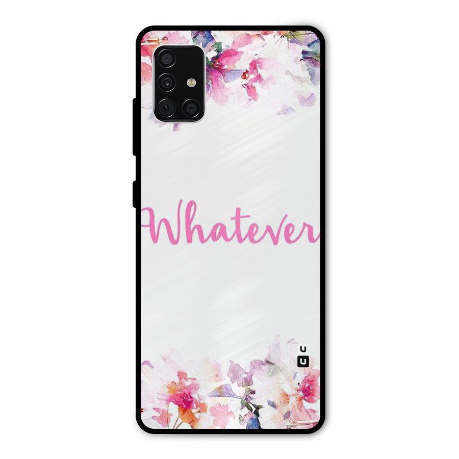 Flower Whatever Metal Back Case for Galaxy A51