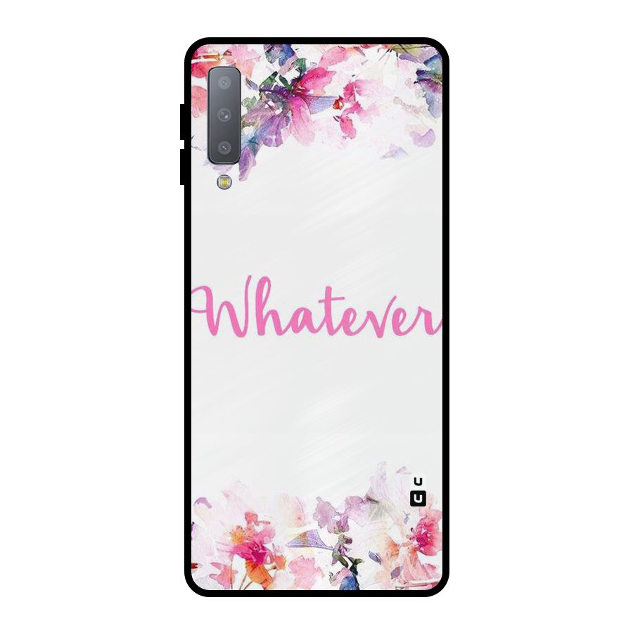 Flower Whatever Metal Back Case for Galaxy A7 (2018)