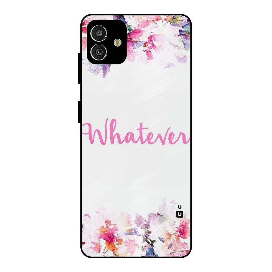 Flower Whatever Metal Back Case for Galaxy M13 5G