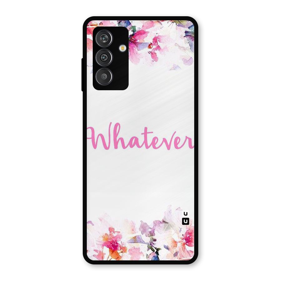 Flower Whatever Metal Back Case for Galaxy M14 5G