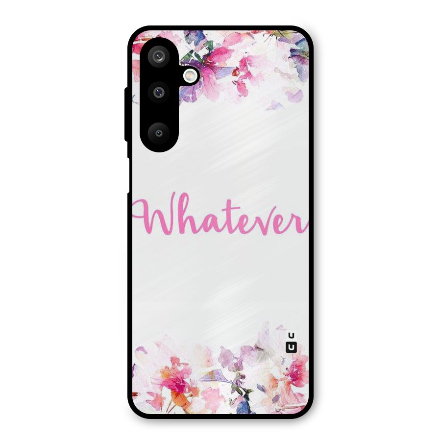 Flower Whatever Metal Back Case for Galaxy M16