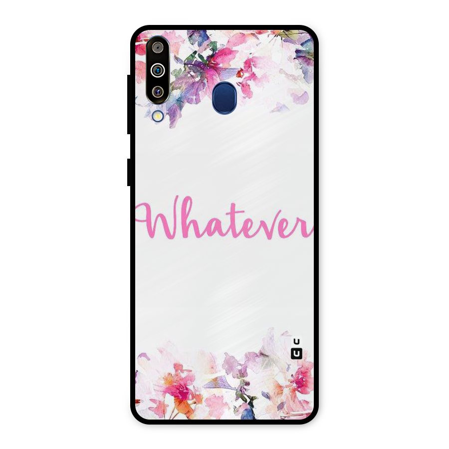 Flower Whatever Metal Back Case for Galaxy M30