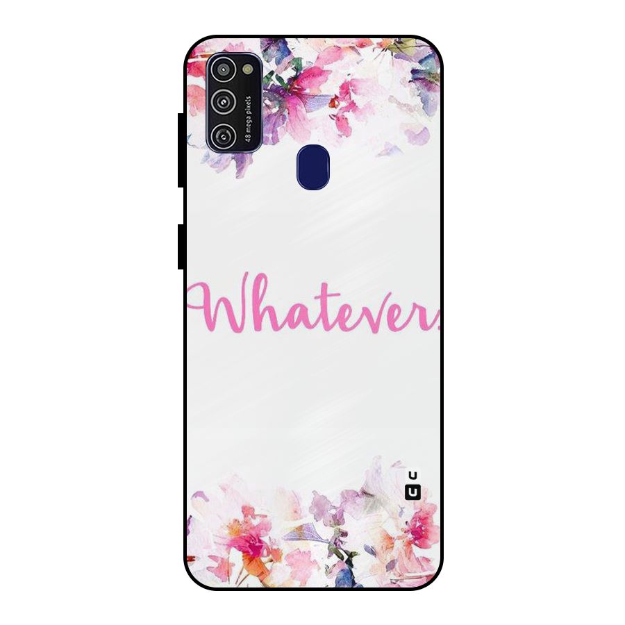 Flower Whatever Metal Back Case for Galaxy M30s