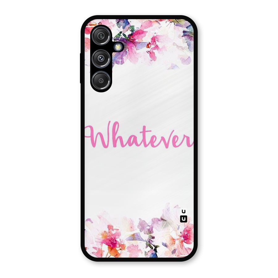 Flower Whatever Metal Back Case for Galaxy M34 5G