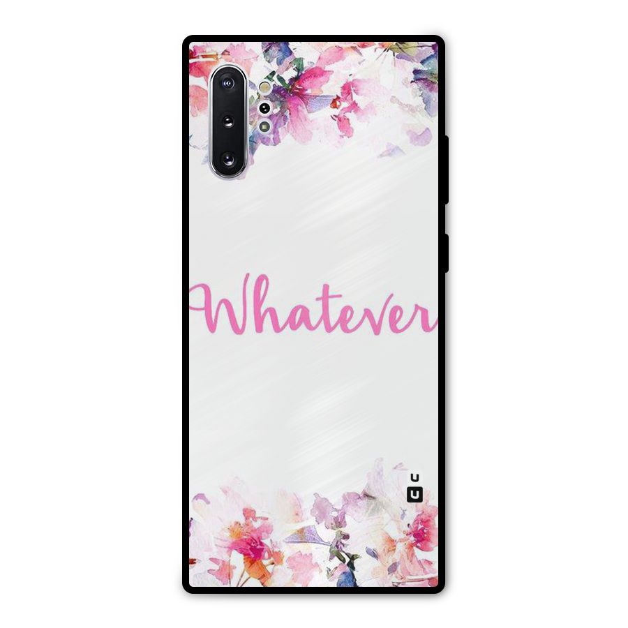 Flower Whatever Metal Back Case for Galaxy Note 10 Plus