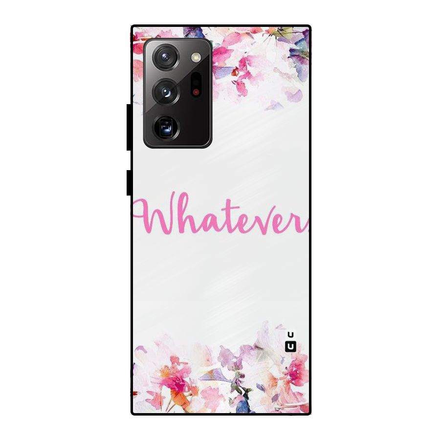 Flower Whatever Metal Back Case for Galaxy Note 20 Ultra
