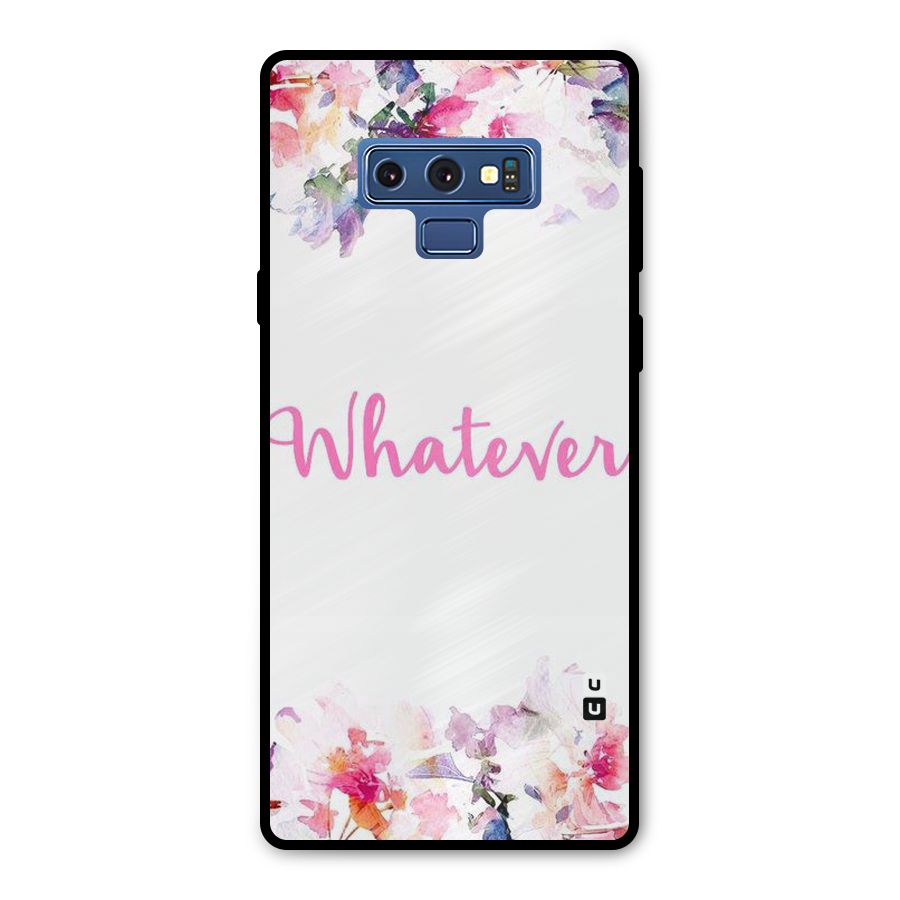 Flower Whatever Metal Back Case for Galaxy Note 9