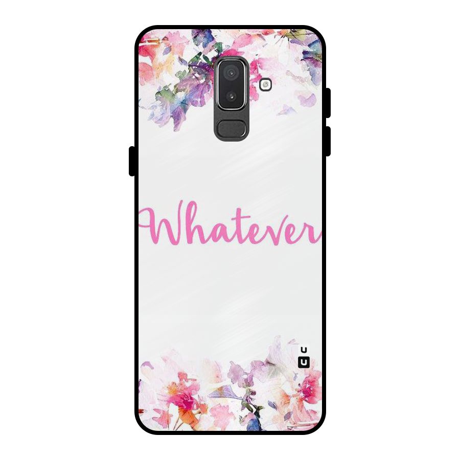 Flower Whatever Metal Back Case for Galaxy On8 (2018)