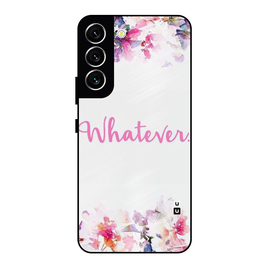 Flower Whatever Metal Back Case for Galaxy S22 5G