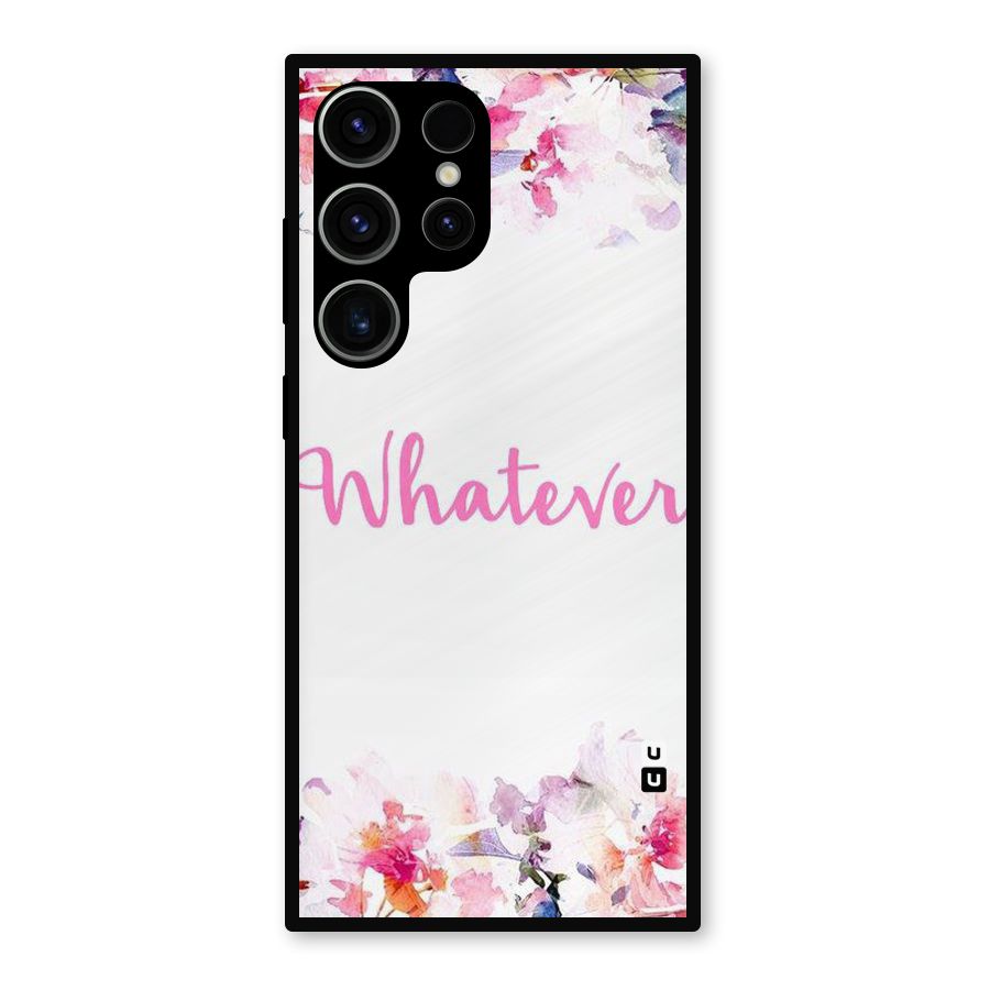 Flower Whatever Metal Back Case for Galaxy S23 Ultra