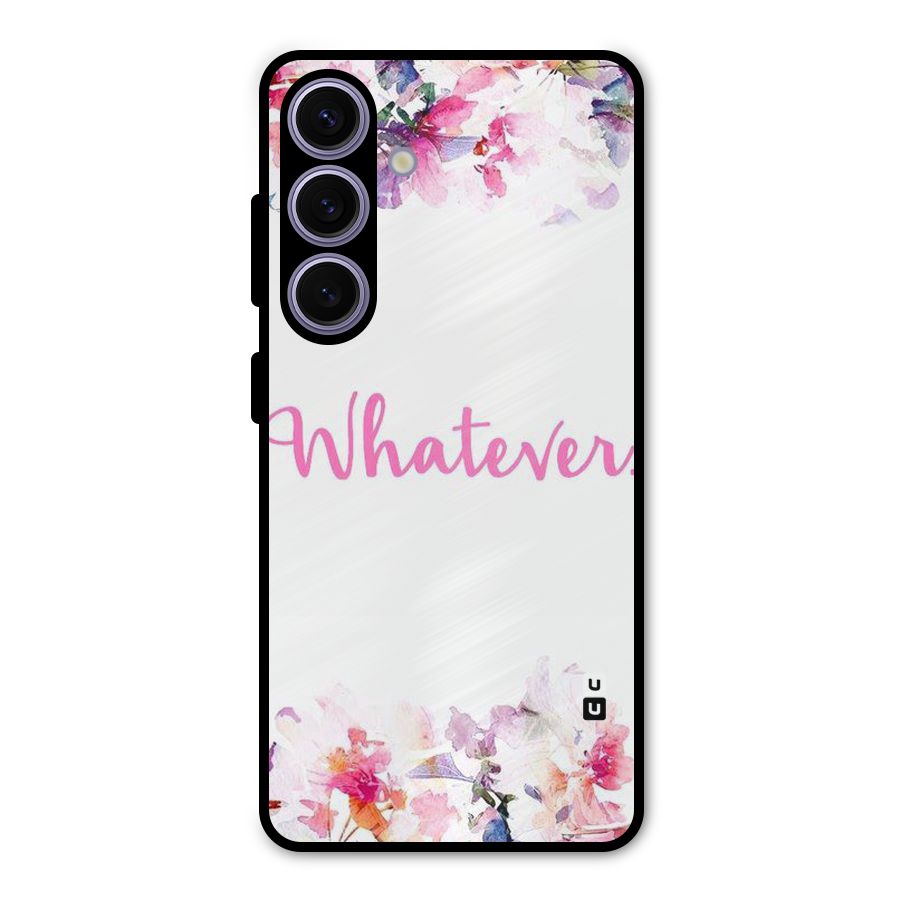 Flower Whatever Metal Back Case for Galaxy S24