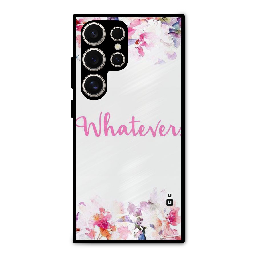 Flower Whatever Metal Back Case for Galaxy S24 Ultra