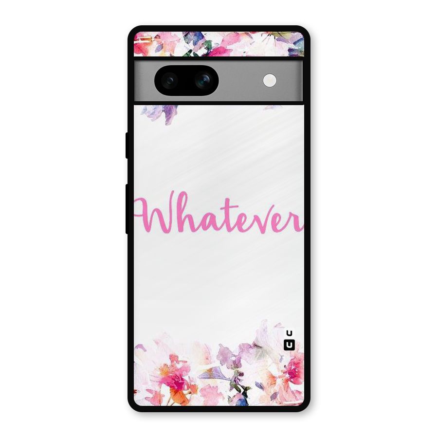 Flower Whatever Metal Back Case for Google Pixel 7a