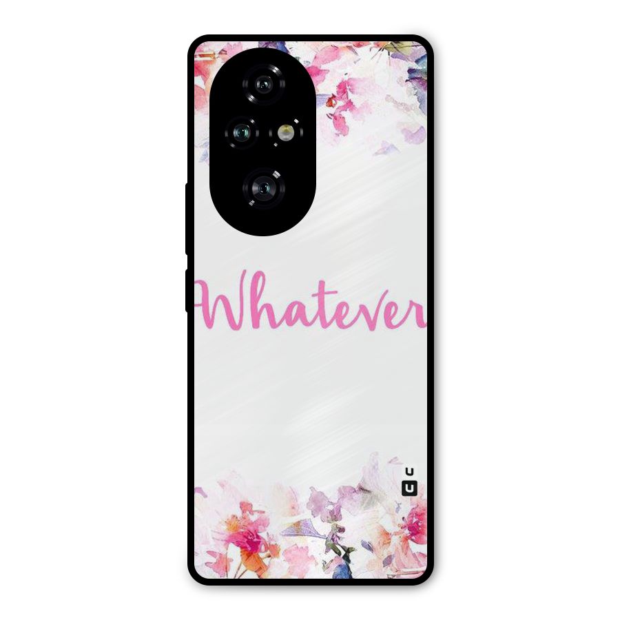 Flower Whatever Metal Back Case for Honor 200 Pro