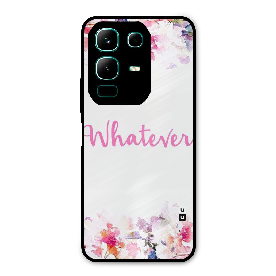 Flower Whatever Metal Back Case for Infinix Note 50x