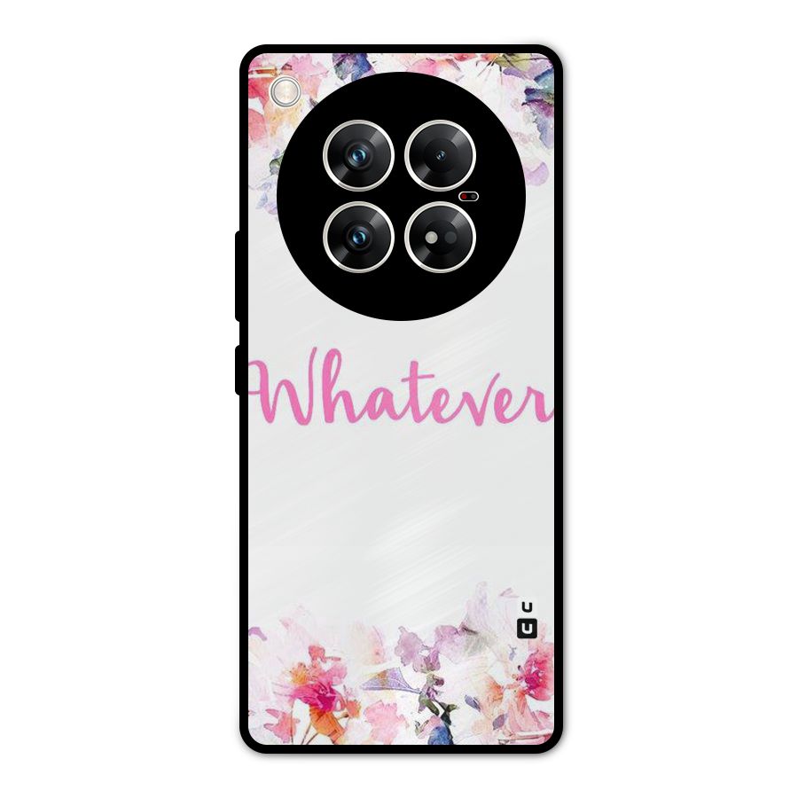 Flower Whatever Metal Back Case for Infinix Zero 40 5G