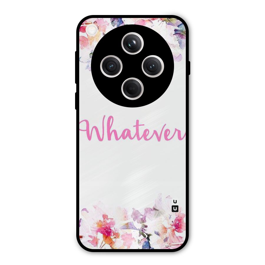 Flower Whatever Metal Back Case for Oppo Find X8
