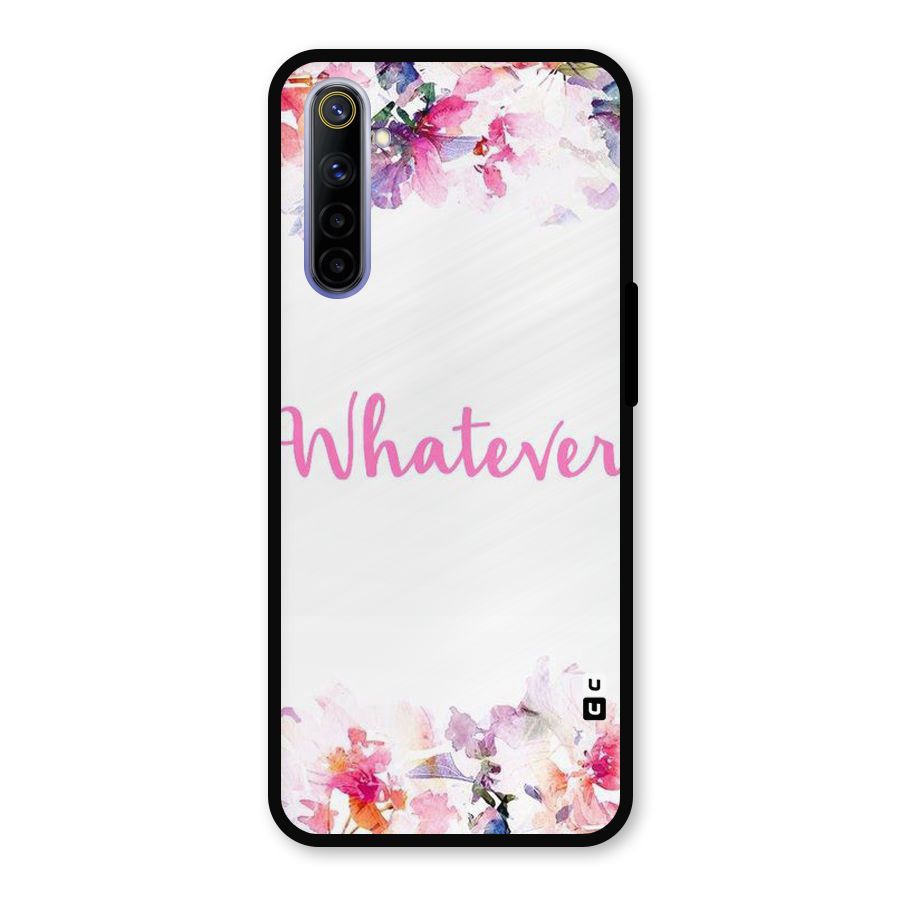Flower Whatever Metal Back Case for Realme 6i