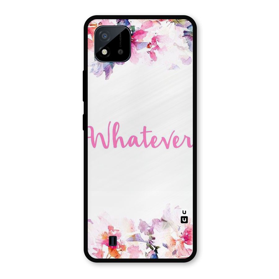 Flower Whatever Metal Back Case for Realme C11 2021