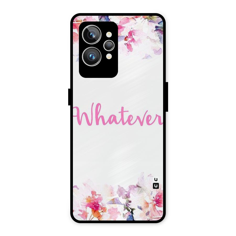 Flower Whatever Metal Back Case for Realme GT2 Pro