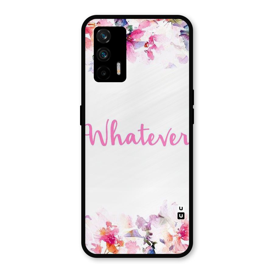 Flower Whatever Metal Back Case for Realme GT 5G