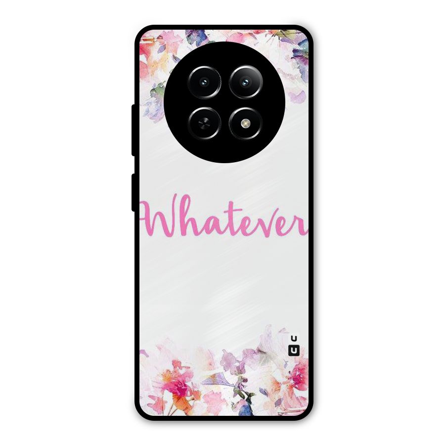 Flower Whatever Metal Back Case for Realme Narzo N65