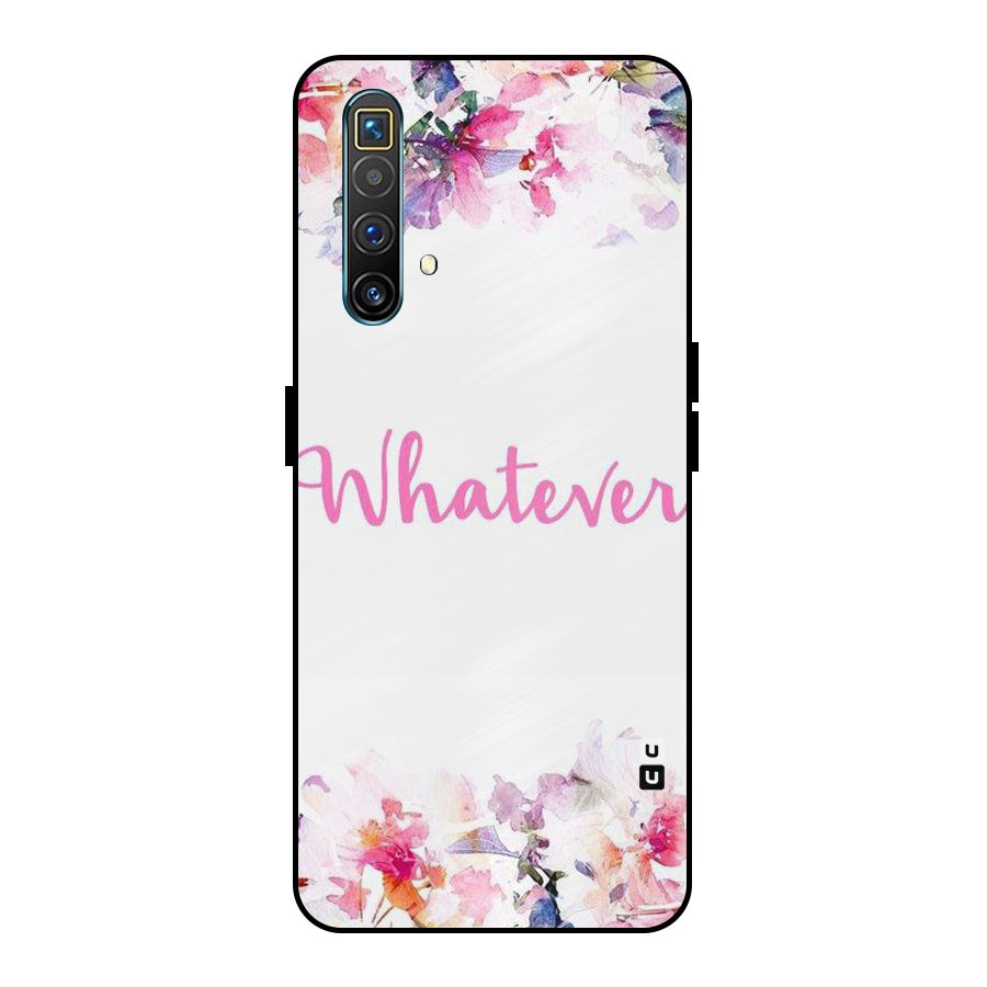 Flower Whatever Metal Back Case for Realme X3