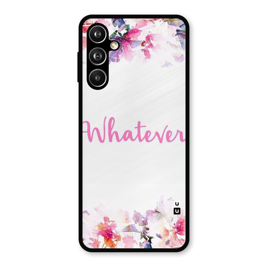 Flower Whatever Metal Back Case for Samsung Galaxy M54