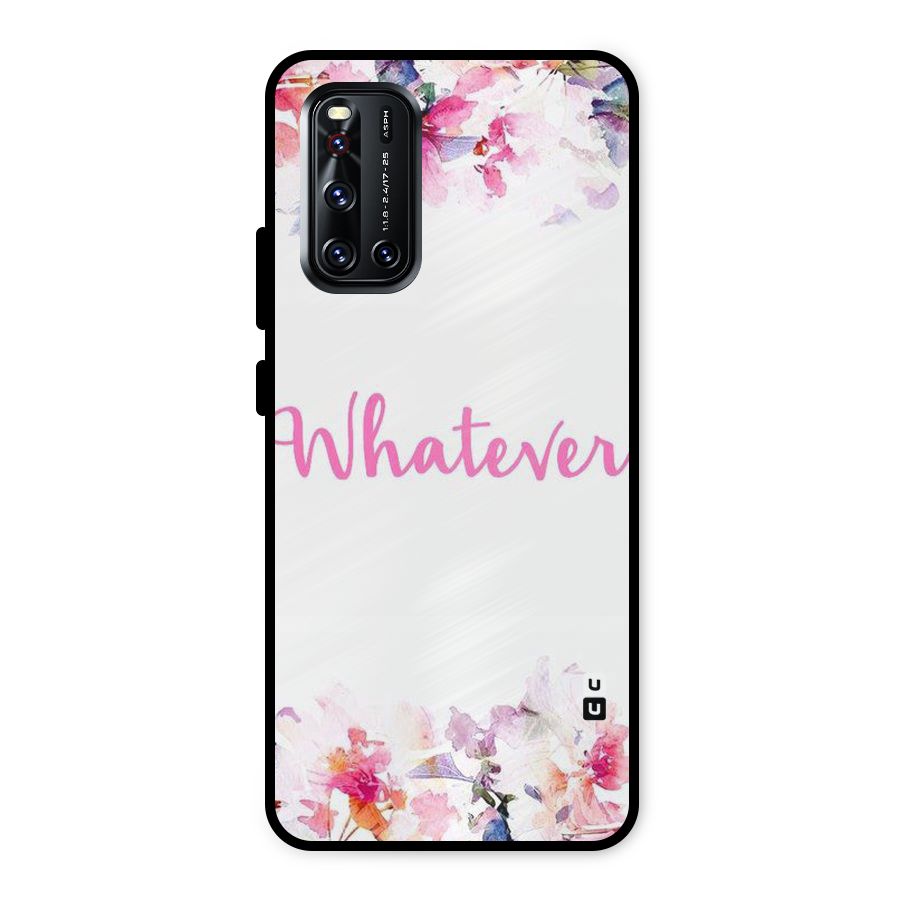 Flower Whatever Metal Back Case for Vivo V19