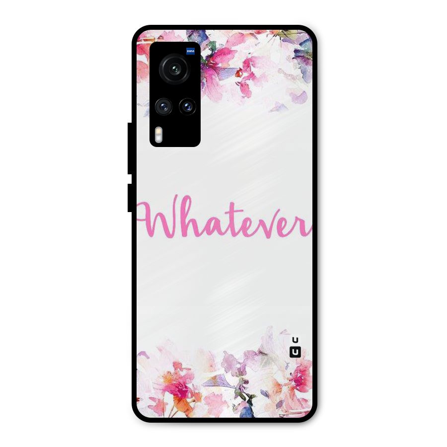 Flower Whatever Metal Back Case for Vivo X60