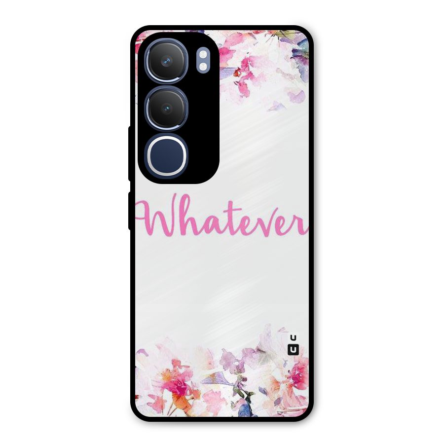 Flower Whatever Metal Back Case for Vivo Y29
