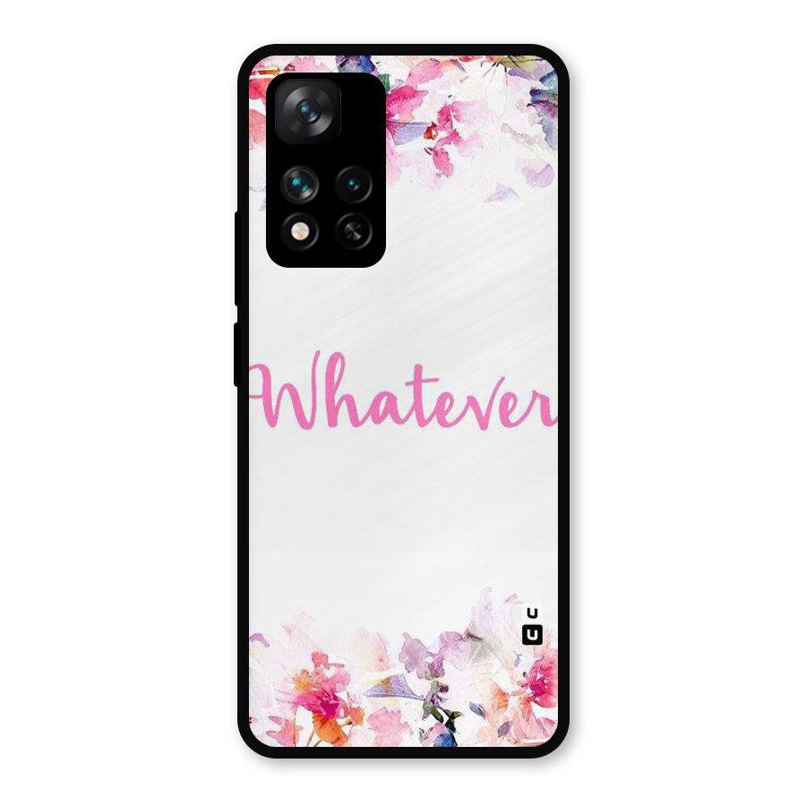 Flower Whatever Metal Back Case for Xiaomi 11i 5G