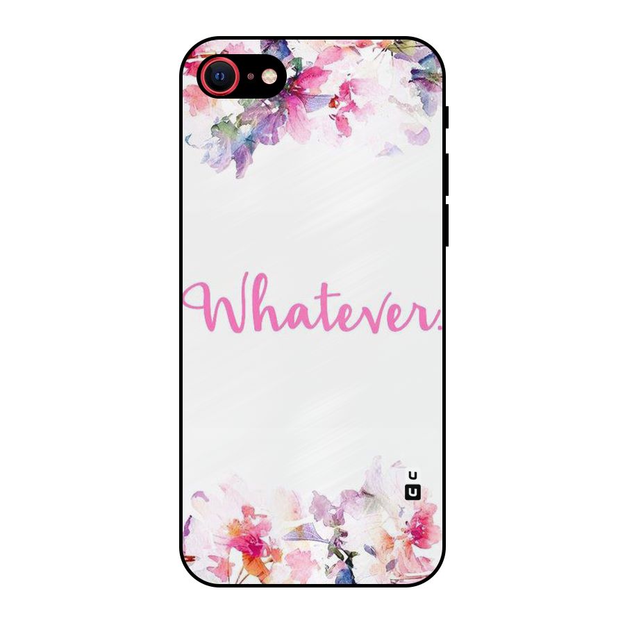Flower Whatever Metal Back Case for iPhone SE 2022