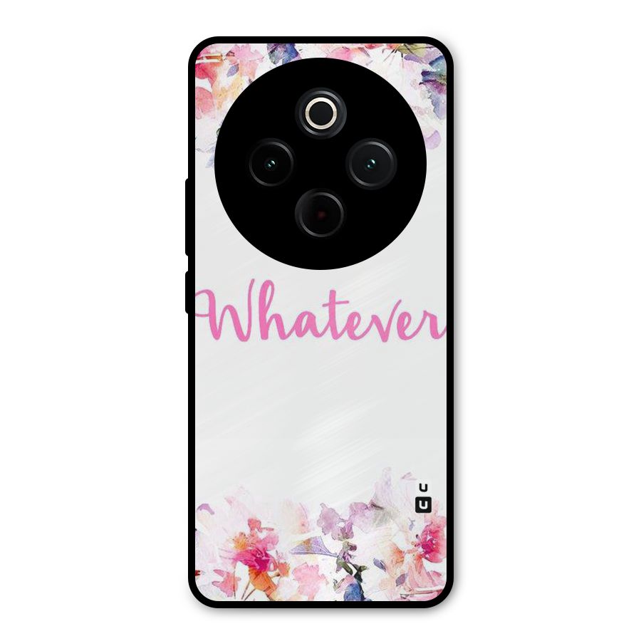 Flower Whatever Metal Back Case for iQOO Z10