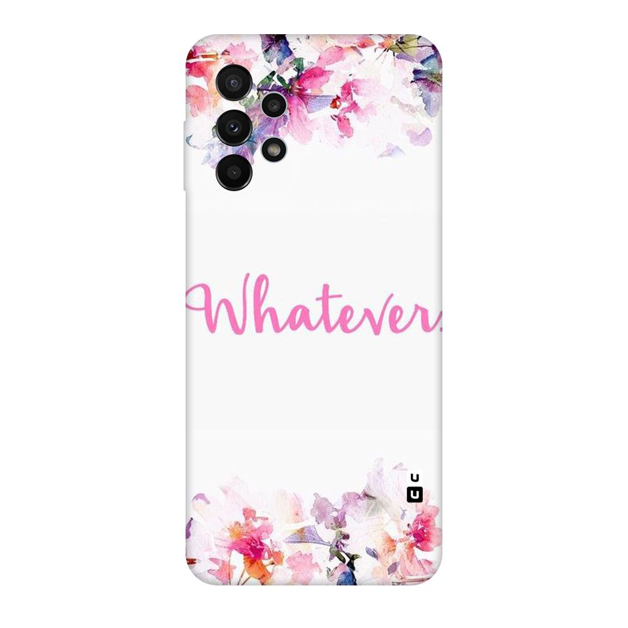 Flower Whatever Original Polycarbonate Back Case for Galaxy A23