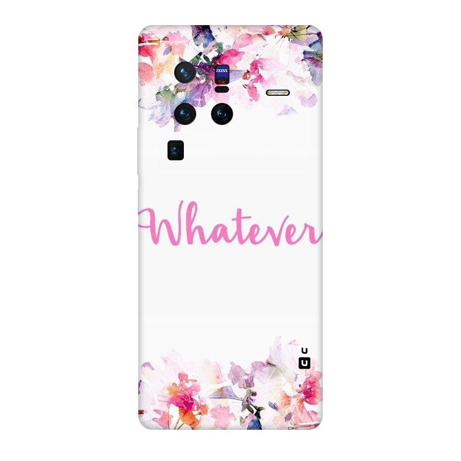 Flower Whatever Original Polycarbonate Back Case for Vivo X80
