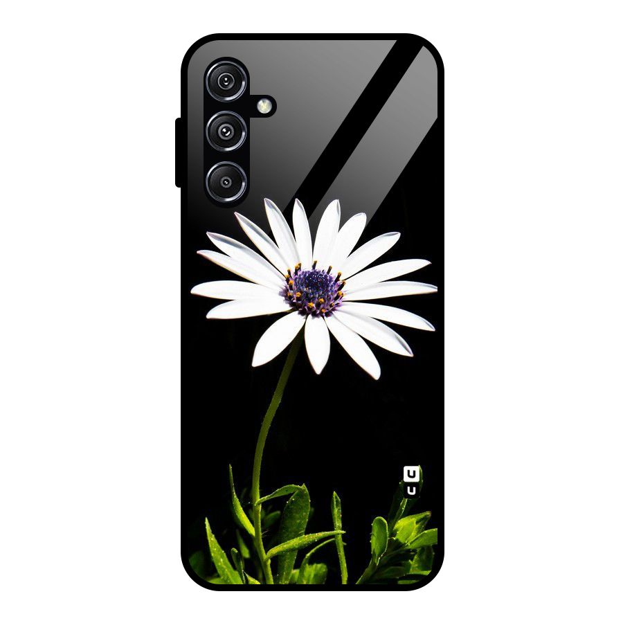 Flower White Spring Glass Back Case for Galaxy M34 5G