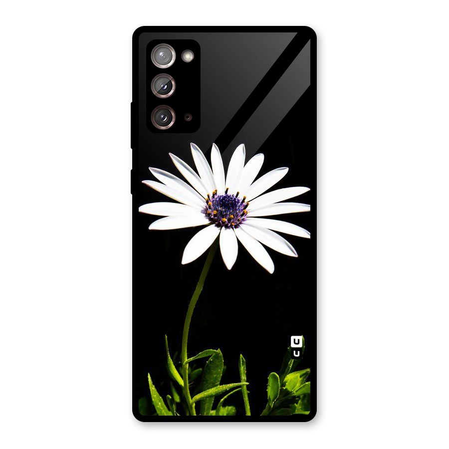 Flower White Spring Glass Back Case for Galaxy Note 20
