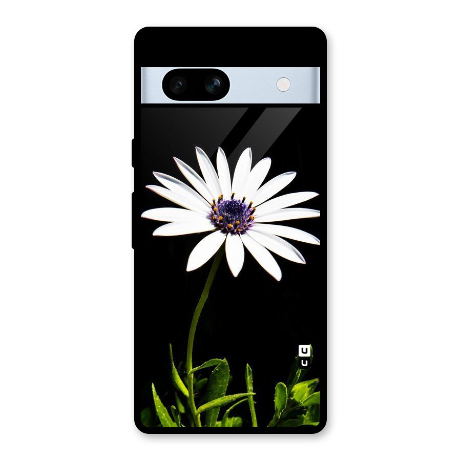Flower White Spring Glass Back Case for Google Pixel 7a