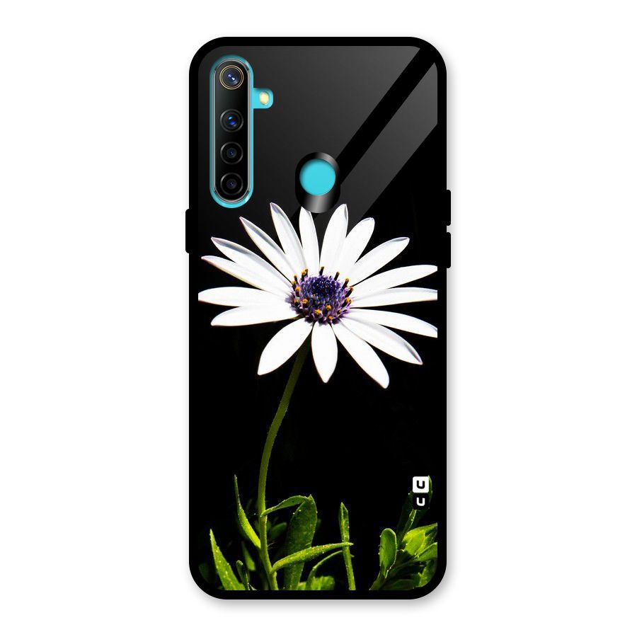 Flower White Spring Glass Back Case for Realme Narzo 10
