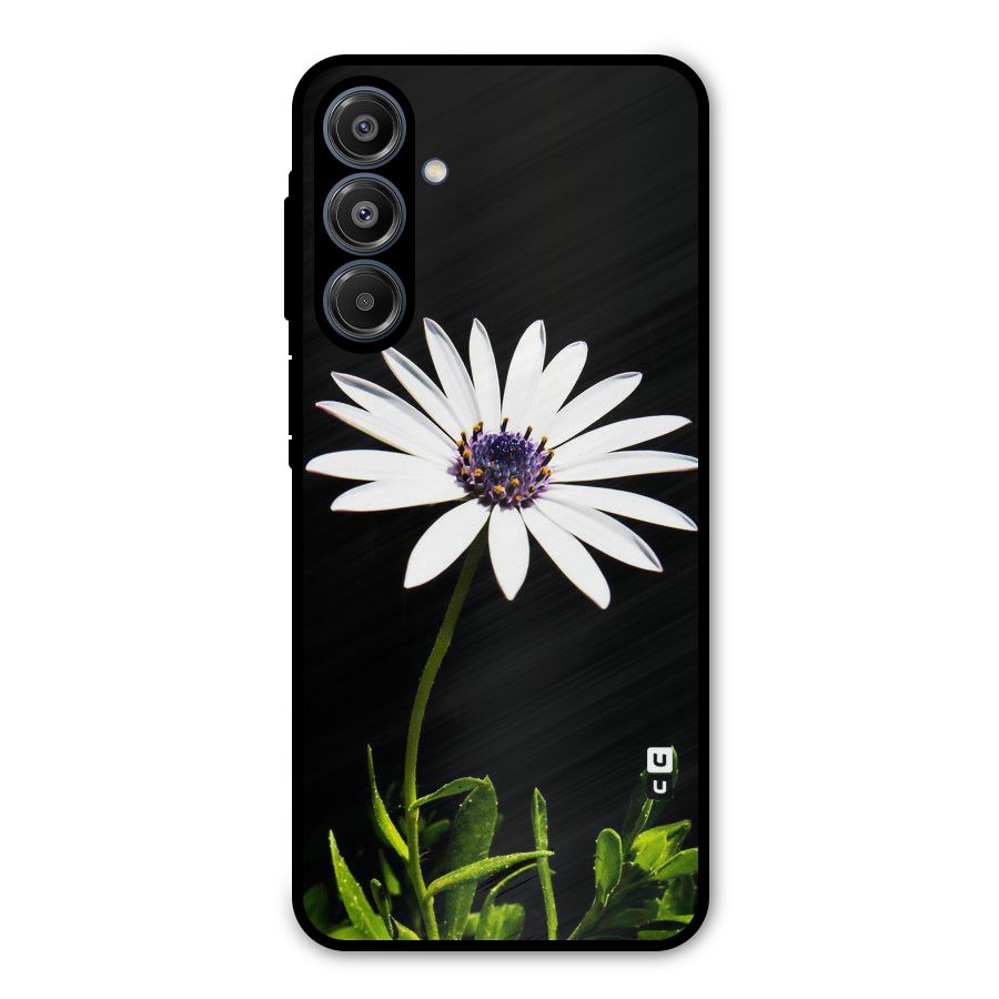 Flower White Spring Metal Back Case for Galaxy A16 5G