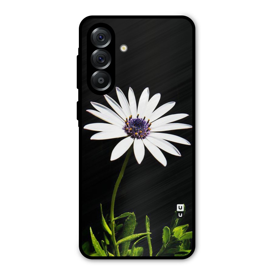 Flower White Spring Metal Back Case for Galaxy A56