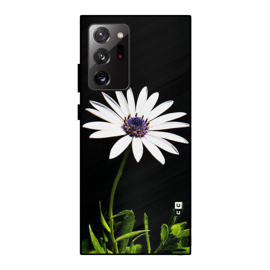 Flower White Spring Metal Back Case for Galaxy Note 20 Ultra